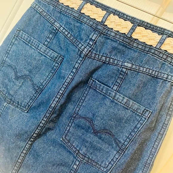 EUC Spell & the Gypsy Collective Indigo Blue Boulevard Denim Skirt - Picture 12 of 14